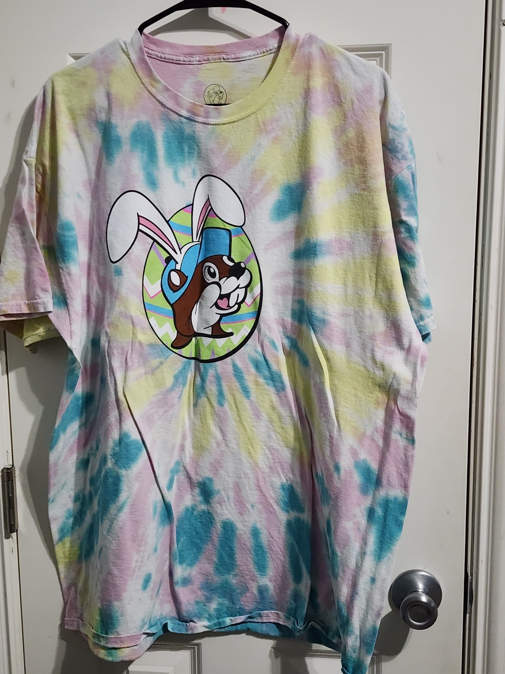 Tie-Dye Bucees Graphic Tee - Pastel Multicolor